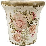 Topf Rosae, Stoneware, 9x9x8,5 cm