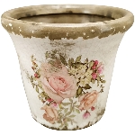 Topf Rosae, Stoneware, 12,5x12,5x11 cm