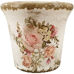 Topf Rosae, Stoneware, 12,5x12,5x11 cm