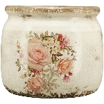 Topf Rosae, Stoneware, 12x12x9,5 cm