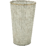 Vase Junker, Metall, 12x12x18,5 cm
