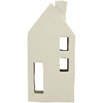 HausWindLicht ClairBlanc, weiß, Holz, 9x6x16,5 cm