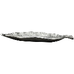 BlattTablett GROS, silber, Alu, 21x8x2 cm