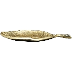 BlattTablett Aurum, gold, Alu, 23x17x2,5 cm