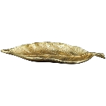 Blätter Teller Aurum, gold, Alu, 29x25,5x2 cm