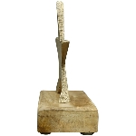 Stern Aurum, gold, Alu/Holz, 10x5x10 cm