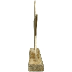 Stern Aurum, gold, Alu/Holz, 29x5x29 cm