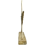 Stern Aurum, gold, Alu/Holz, 34x5x34 cm