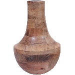 Vase Dost, Holz, 18x18x30 cm