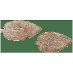 BlätterTablett Dost, Holz, 30,5x19x2,5 cm