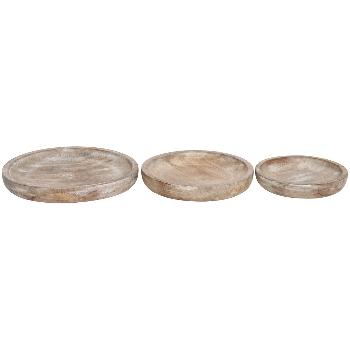 Tablett Dost, Holz, 20x20x4 cm