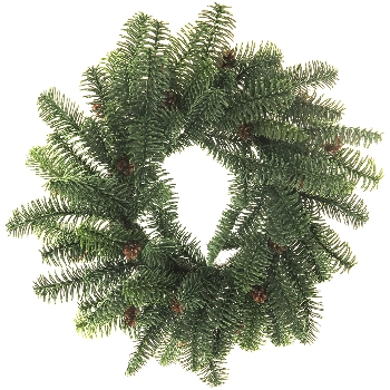 TannenKranz mit Zapfen ArtificialNature, grün, Ø 46 cm