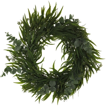 MixEukalyptus Kranz ArtificialNature, grün, Ø 56 cm