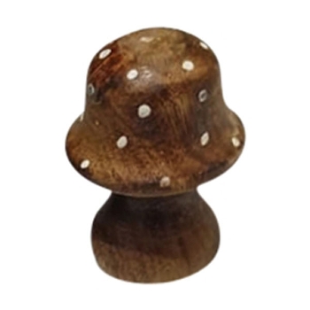 Pilz Dost, natur, Holz, 4,5x4,5x6,5 cm
