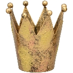 Krone AZA, gold, Metall, 10x10x10 cm