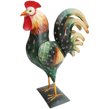 Hahn Kanu, Metall, 44x22x59 cm