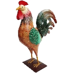 Hahn Kanu, Metall, 44x22x59 cm