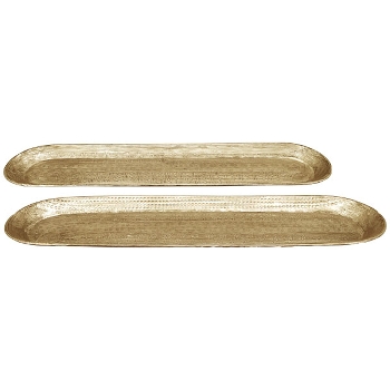 TablettSet/2 Iride, gold, Aluminium, 45x13x2 cm, 58x15x2 cm