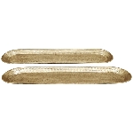 TablettSet/2 Iride, gold, Aluminium, 45x13x2 cm, 58x15x2 cm