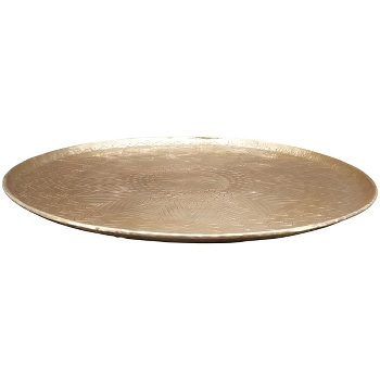 Tablett Iride, gold, Aluminium, 75x15x2 cm