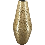 Vase Iride, gold, Aluminium, 19x19x44 cm