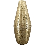 Vase Aurum, gold, Aluminium, 19x19x52 cm