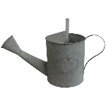 Gießkanne Junker, grau, Metall, 19,5x51x33 cm