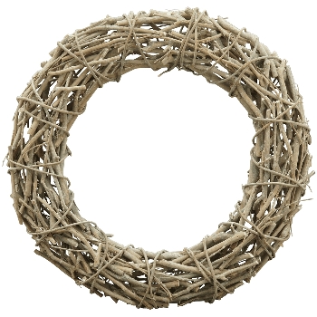 Kranz Willow, Rattan, 48x48x9 cm
