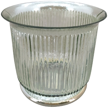 WindLicht VERT, grün, Glas, 16,5x16,5x15,5 cm