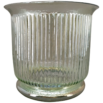 WindLicht VERT, grün, Glas, 16,5x16,5x15,5 cm
