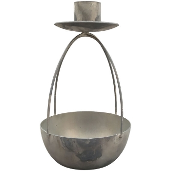 KerzenHalter Junker, Metall, 8x8x15 cm