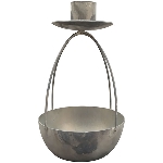 KerzenHalter Junker, Metall, 8x8x15 cm