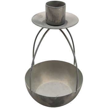 KerzenHalter Junker, Metall, 8x8x15 cm
