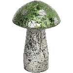 Pilz Vitreous, grün, Glas, 6,5x6,5x10 cm