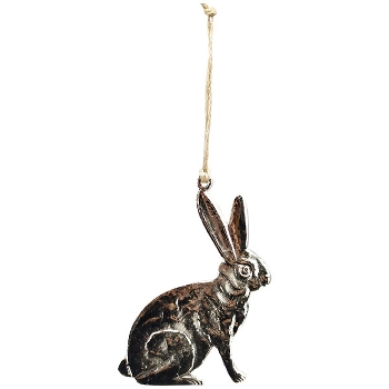 HasenHänger GROS, Alu/Metall, 11x1x10 cm, 10x1x12,5 cm