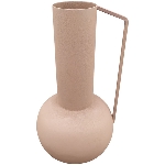 Vase Silo, rosa, Metall, 11x11x25 cm