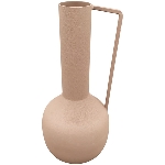 Vase Silo, rosa, Metall, 15x15x28,5 cm
