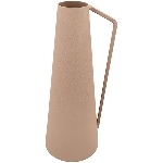 Vase SilO, rosa, Metall, 9,5x9,5x25 cm