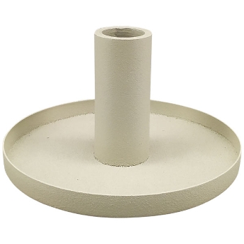 KerzenHalter SilO, creme, Alu/Metall, 11x11x6,5 cm