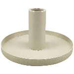 KerzenHalter SilO, creme, Alu/Metall, 11x11x6,5 cm