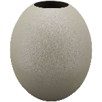 Vase SilO, khaki, Metall, 13x13x15,5 cm