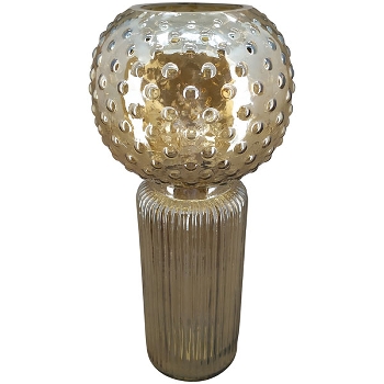 Vase PENO, orange, Glas, 16,5x16,5x35 cm