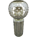 Vase VERT, grün, Glas, 16x16x34,5 cm