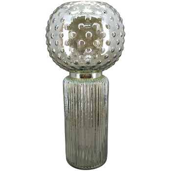 Vase VERT, grün, Glas, 16x16x34,5 cm