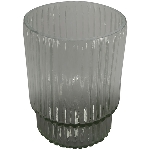 WindLicht PENO, grau, Glas, 9x9x11,5 cm