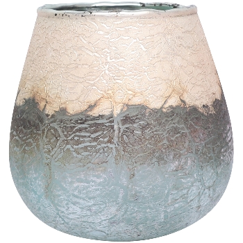 WindLicht Vitreous, grau, Glas, 13,5x13,5x12,5 cm