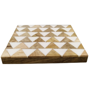 UnterSetzer Dost, natur, Holz, 10x10x4 cm