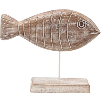 Fisch Dost, natur, Holz, 20x6x18,5 cm