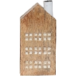 Haus Dost, natur, Holz, 20x3,5x13 cm