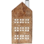 Haus Dost, natur, Holz, 25x3,5x13 cm